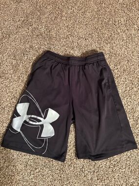 Under Armour Black and White Performance Shorts